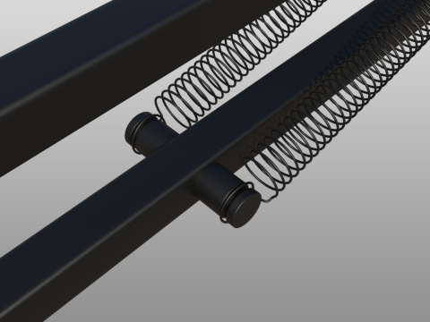 Desktop Microphone Pantograph 3D 모델