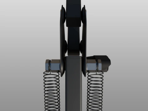 Desktop Microphone Pantograph 3D Model
