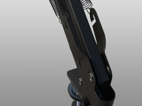 Desktop Microphone Pantograph 3D Model