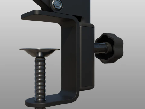 Desktop Microphone Pantograph 3D Model