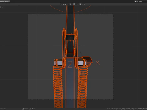 Desktop Microphone Pantograph 3D Model