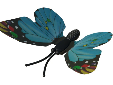 Magnetic butterflies 3D Model