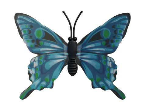 Magnetic butterflies 3D Model