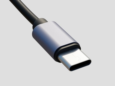 Usb Type A to Type C Modèle 3D