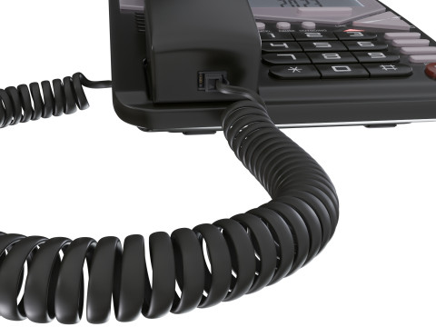 Telephone TEXET TX 244 3D मॉडल