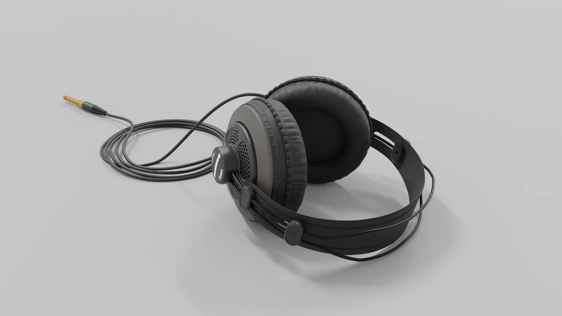 Studio headphones Samson SR 850 3D Model .c4d .max .obj .3ds .fbx .stl .blend