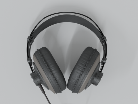 Studio headphones Samson SR 850 3Dモデル