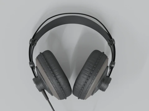 Studio headphones Samson SR 850 3D Model