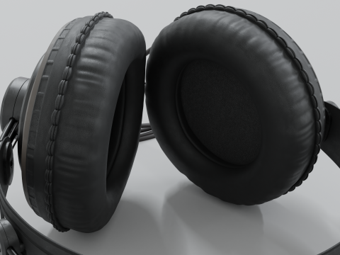 Studio headphones Samson SR 850 3Dモデル