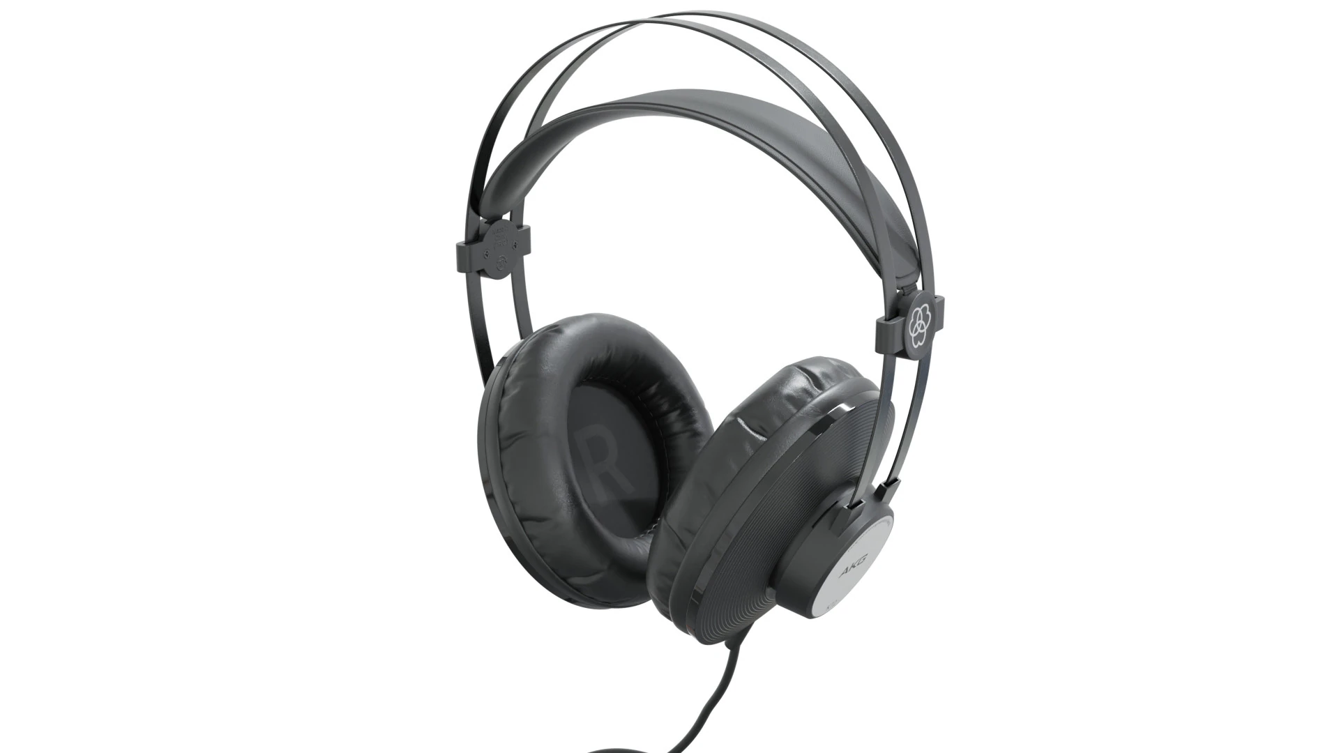Studio headphones AKG K72 3D Model .c4d .max .obj .3ds .fbx .stl .blend 