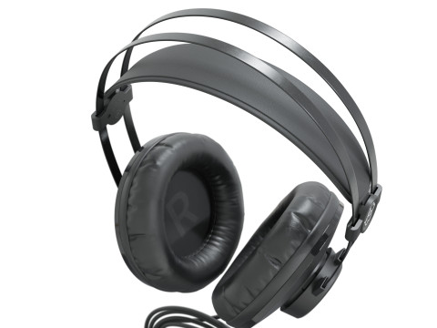 Studio headphones AKG K72 3Dモデル