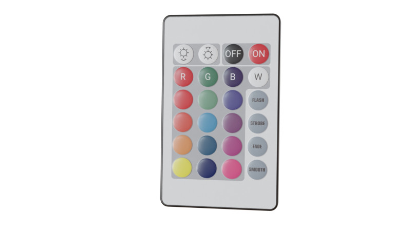 Leds Remote Control 3D मॉडल .c4d .max .obj .3ds .fbx .stl .blend