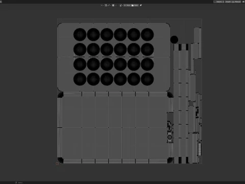 Leds Remote Control 3D Model