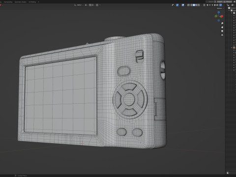 Panasonic DMC-FS10 3D-Modell