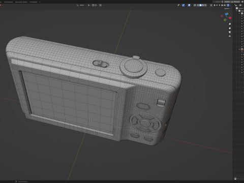 Panasonic DMC-FS10 3D-Modell
