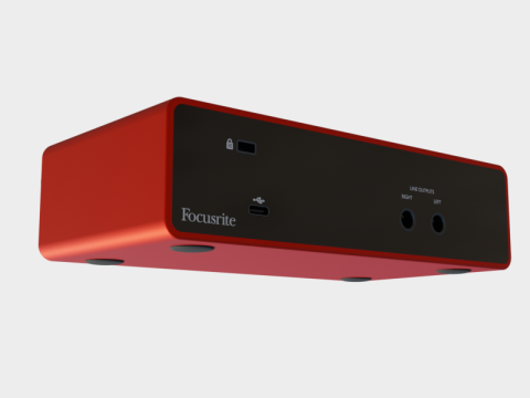Focusrite Scarlett 2i2 3Gen 3D मॉडल