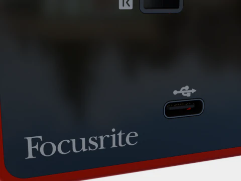 Focusrite Scarlett 2i2 3Gen 3D Model