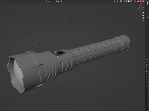 Flashlight BL 713B P160 3D Model