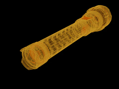 Flashlight BL 713B P160 3D Model