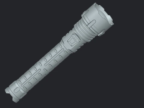 Flashlight BL 713B P160 3D Model