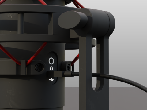 Condenser Microphone Hyperx Quadcast 3Dモデル