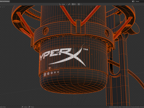 Condenser Microphone Hyperx Quadcast 3Dモデル