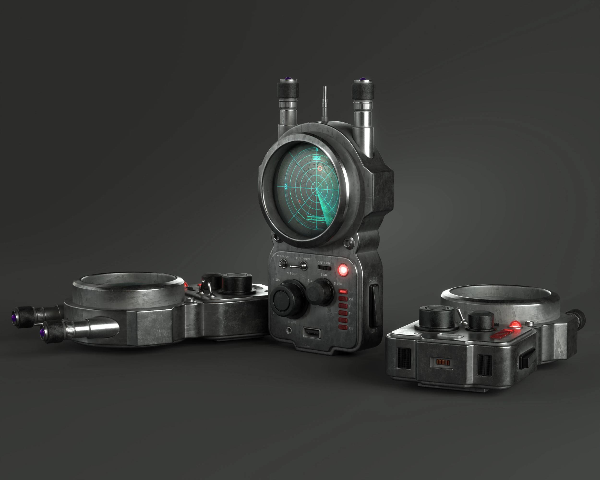 GIP-1 Artifact Detector 3D Model .c4d .max .obj .3ds .fbx .stl .blend 