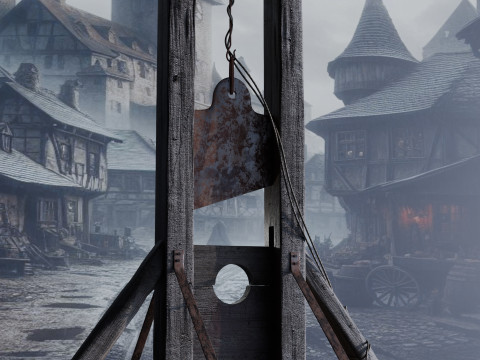 Guillotine Modèle 3D