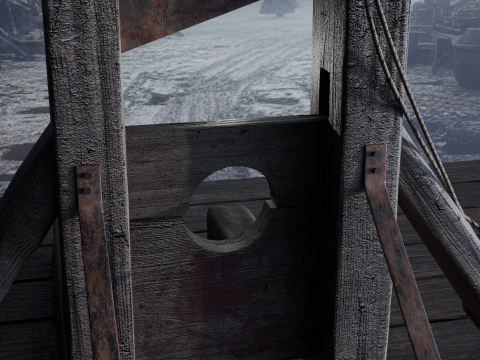 Guillotine Modelo 3D