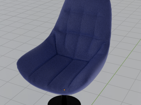 Office chair-sofa 3D Model