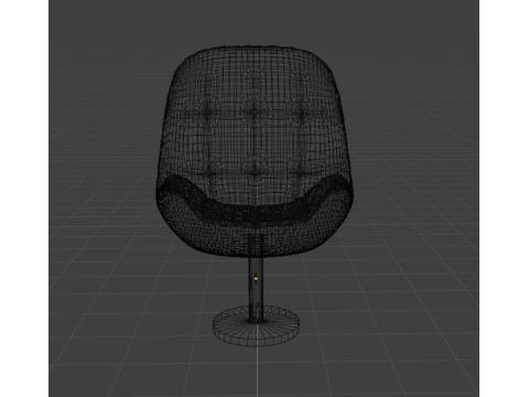 Office chair-sofa Modello 3D