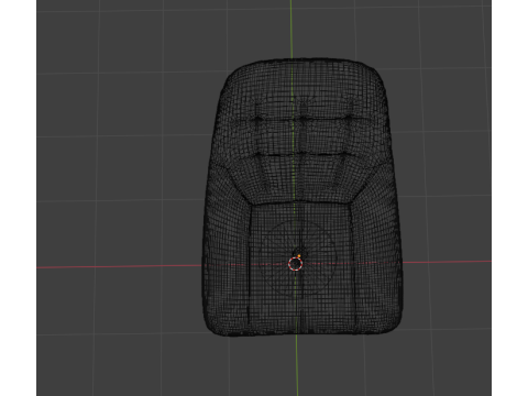Office chair-sofa Modello 3D