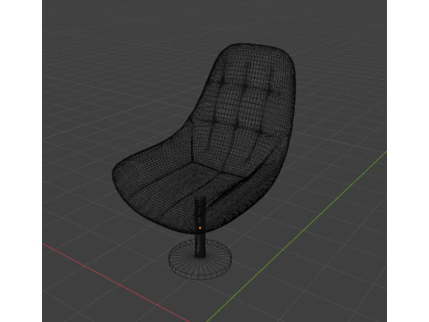 Office chair-sofa 3D Model
