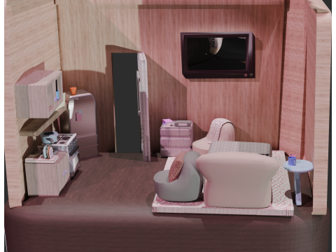 Small Room 3D Model