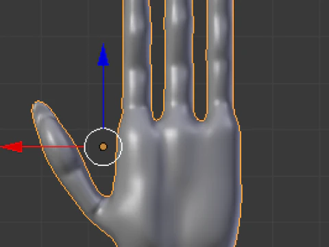 Mano Goblin Modello 3D