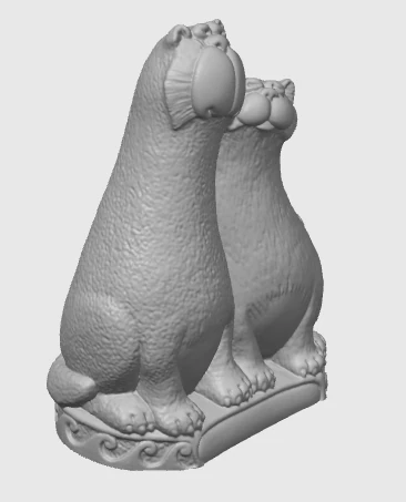 Catcats lovekittensstatuette 3D Print Model .c4d .max .obj .3ds .fbx .stl .blend