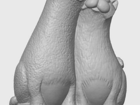 Catcats lovekittensstatuette 3D Print Model