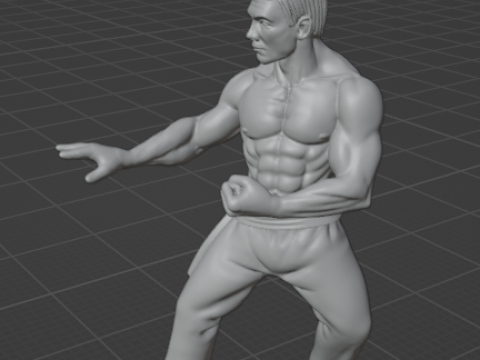Jcvd Bloodsport 3Dプリントモデル