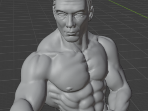 Jcvd Bloodsport 3Dプリントモデル