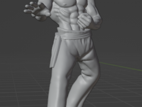 Jcvd Bloodsport 3Dプリントモデル