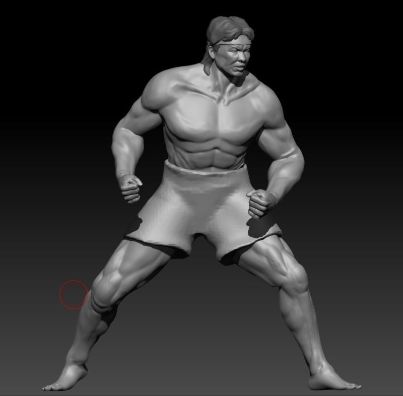 Chong Li Bloodsport 3Dプリントモデル .c4d .max .obj .3ds .fbx .stl .blend 