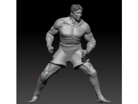 Chong Li Bloodsport 3Dプリントモデル