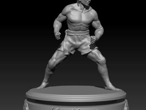 Chong Li Bloodsport 3Dプリントモデル
