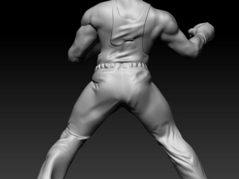 Jcvd No retreat no surrender 3D 프린트 모델