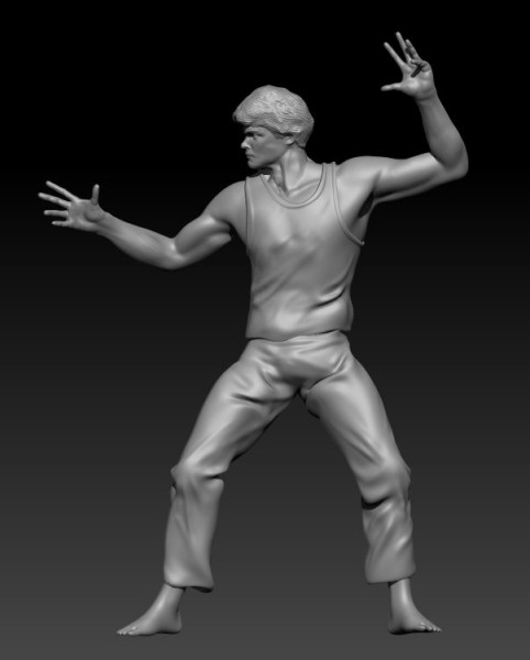 Kurt mckinney no retreat no surrender 3Dプリントモデル .c4d .max .obj .3ds .fbx .stl .blend 
