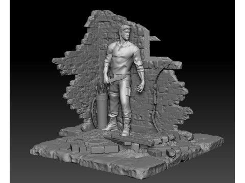 Rambo last blood 3Dプリントモデル