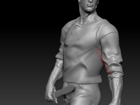 Rambo last blood Model do druku 3D