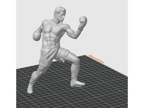 Rocky vs Mr T Modèles 3D en vedette