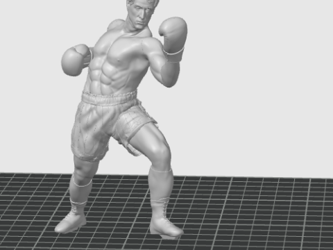 Rocky vs Mr T Modèles 3D en vedette