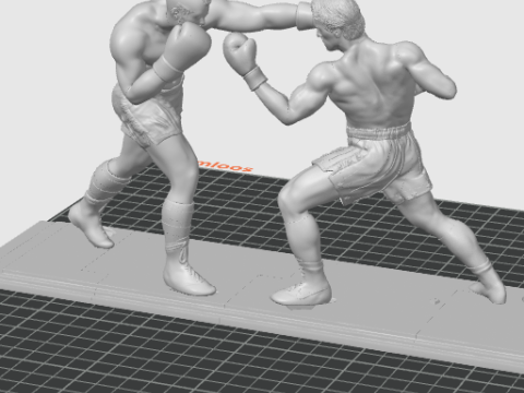 Rocky vs Mr T Modèles 3D en vedette